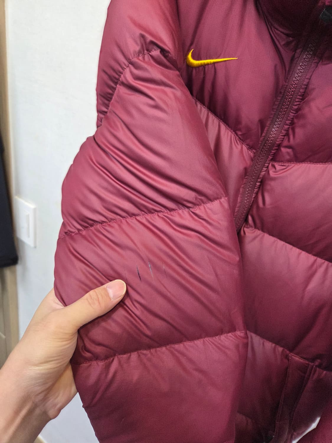 나이키 아스날 패딩 버건디 s 상품이미지6