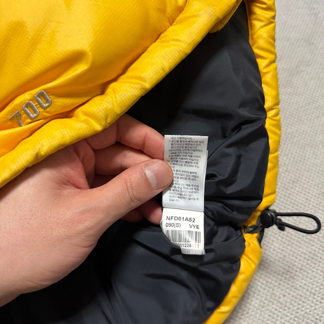 노스페이스 700 눕시 패딩조끼 상품이미지6