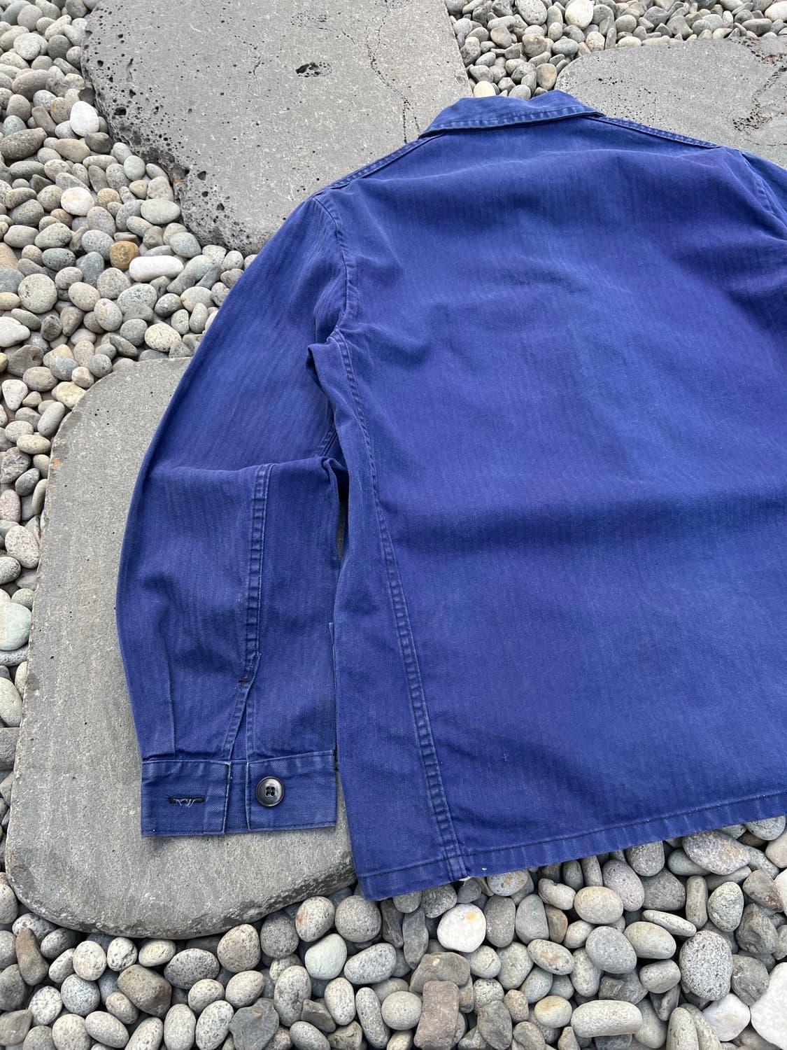 OLD VINTAGE HBT FRENCH WORK 헤링본트윌프렌치워크자켓 상품이미지9