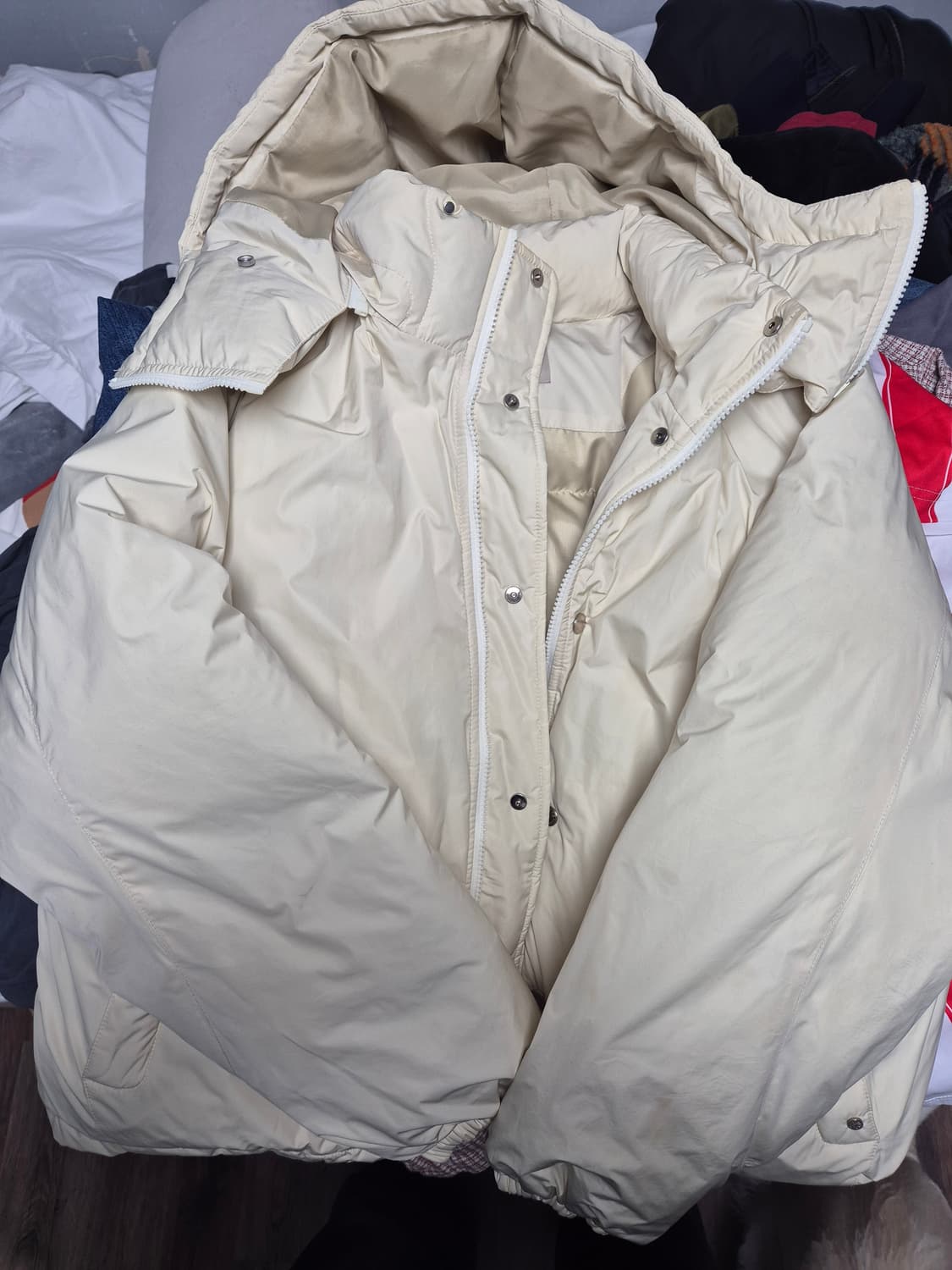 애드오프 빌로우 구스다운 패딩 자켓 M 상품이미지4