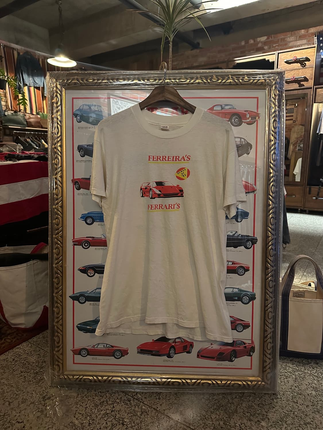 90s USA Vintage Ferrari T Shirt 상품이미지2