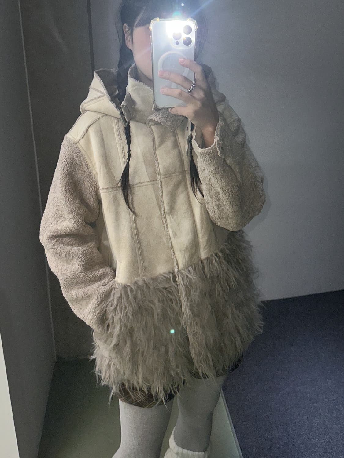 grayish beige fur hd mustang 상품이미지2