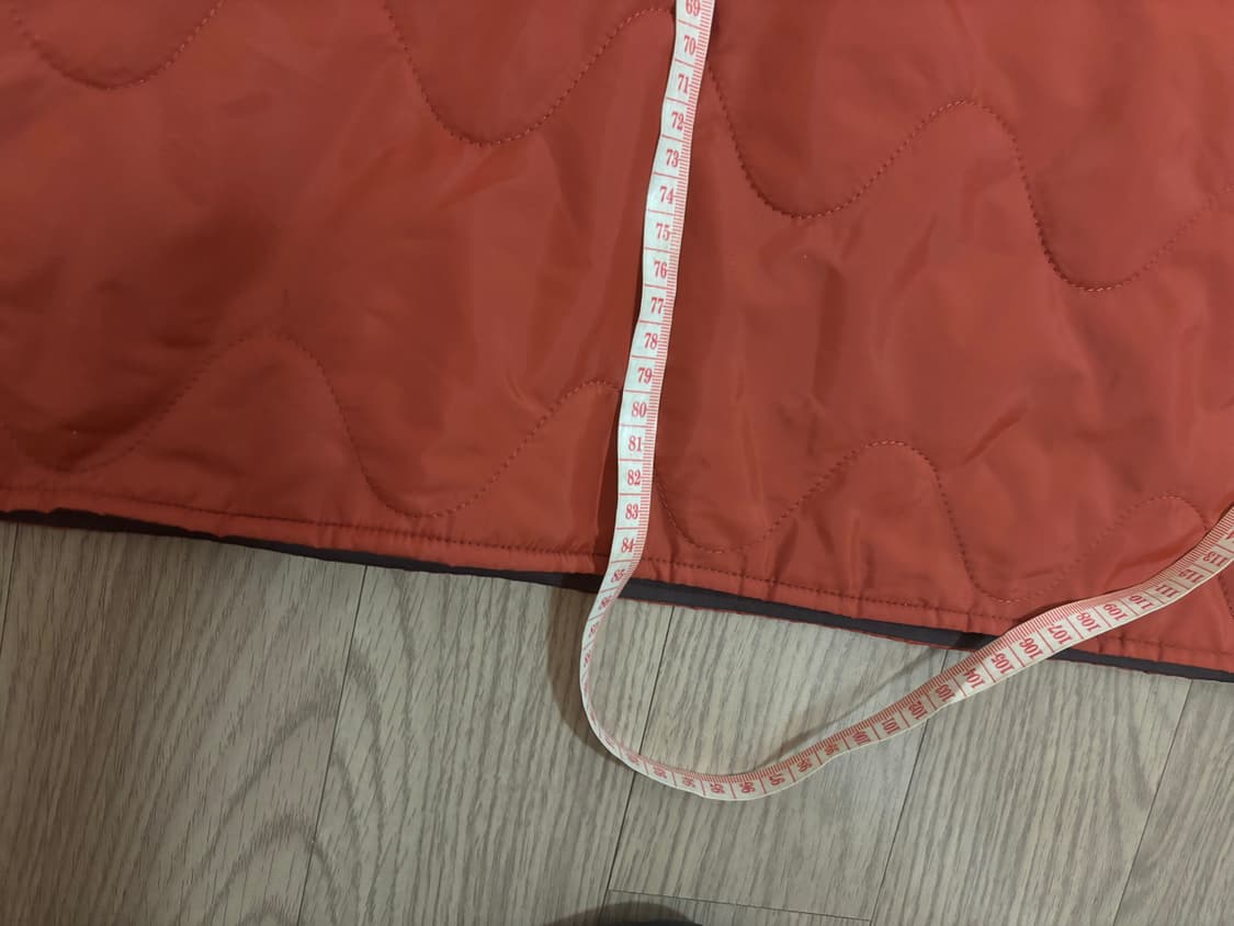 새옷 코오롱 경량패딩 판초 아우터 남여공용 프리 캠핑룩 상품이미지9