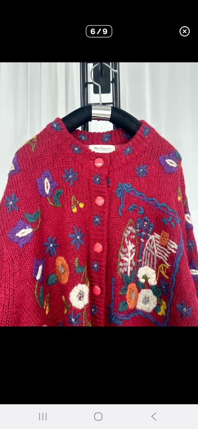 입체 꽃 니트스웨터 상품이미지6