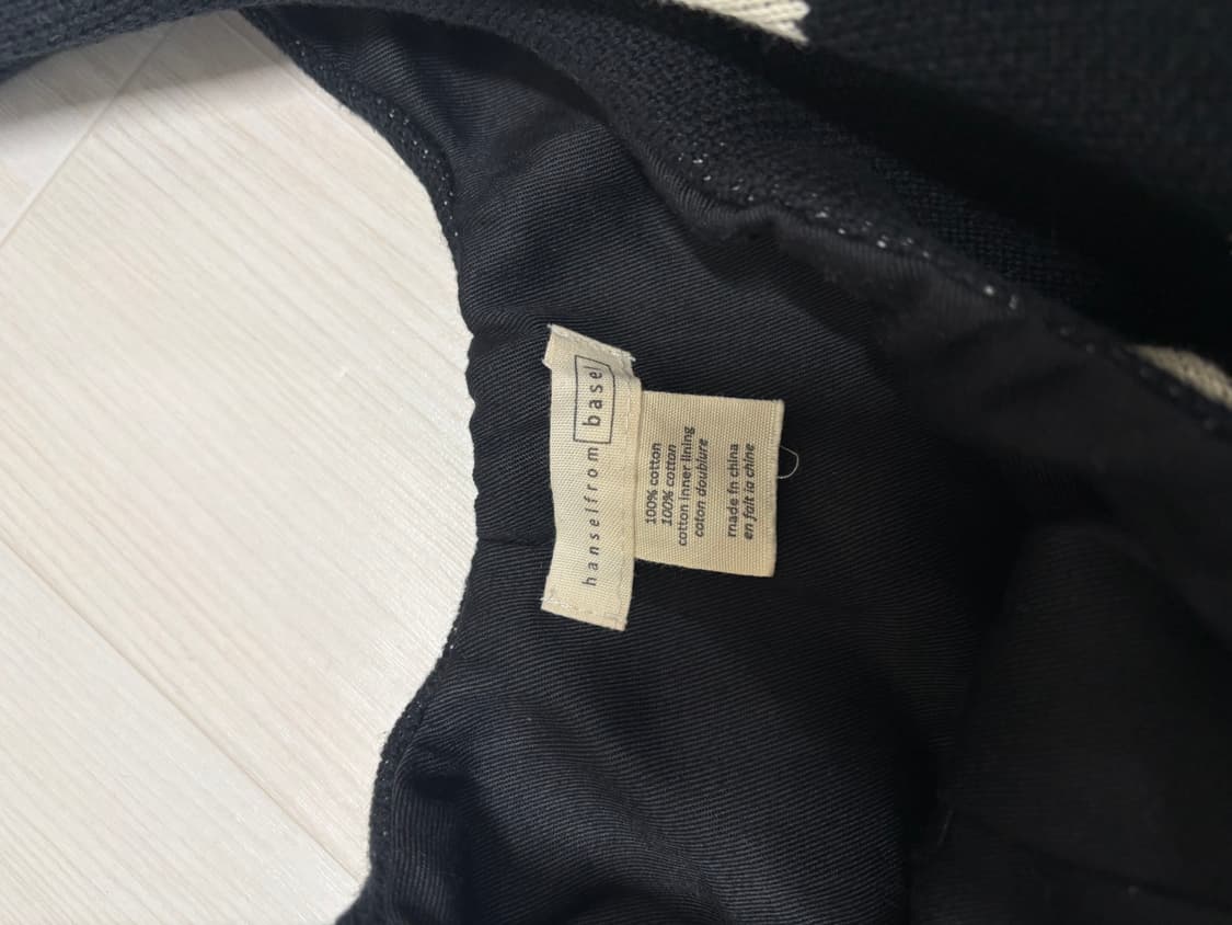 땡땡이 니트 토트백 상품이미지3