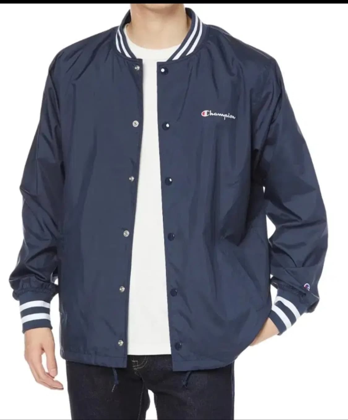챔피온 네이비 바시티 자켓 M 상품이미지2