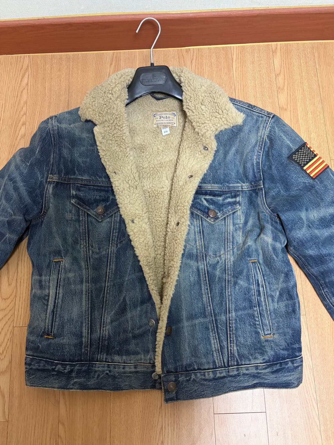 폴로 쉐르파자켓 고윤정 착용 S 상품이미지4