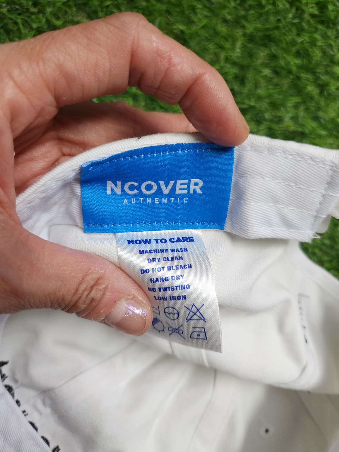 Ncover 화이트 볼캡 🎩 감성 힙 포인트 상품이미지6