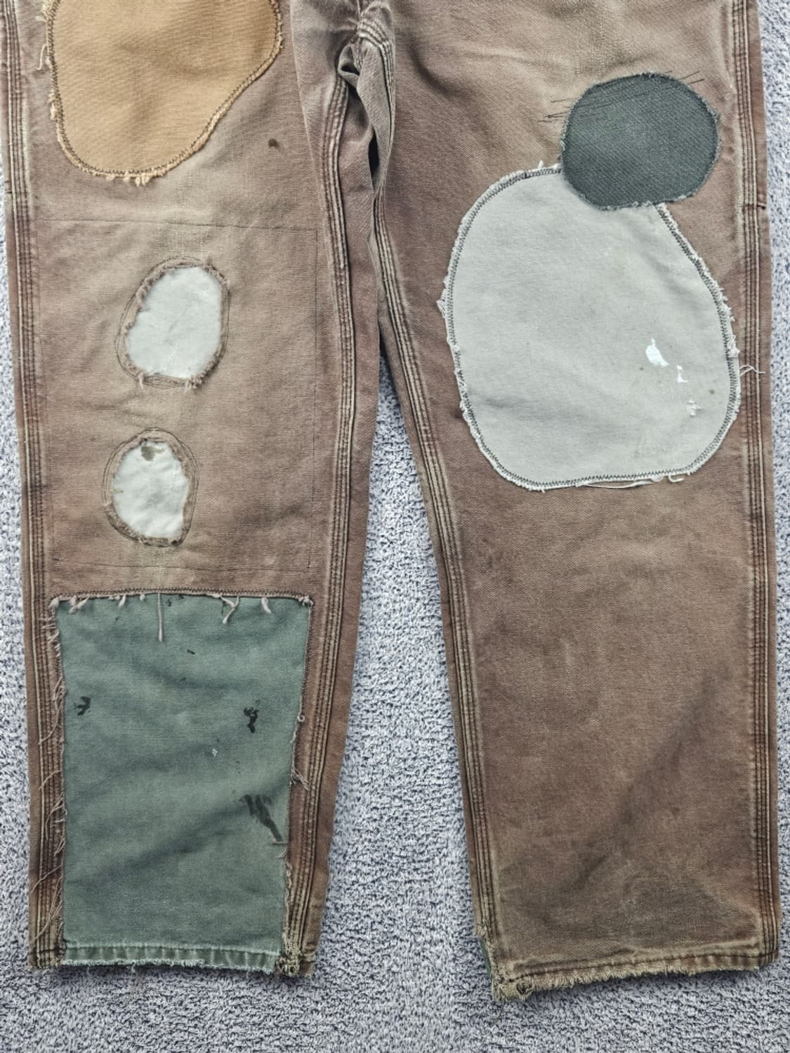 칼하트 덕캔버스 카펜터 워크 팬츠 리페어커스텀 (33X32)/ 11755 상품이미지6