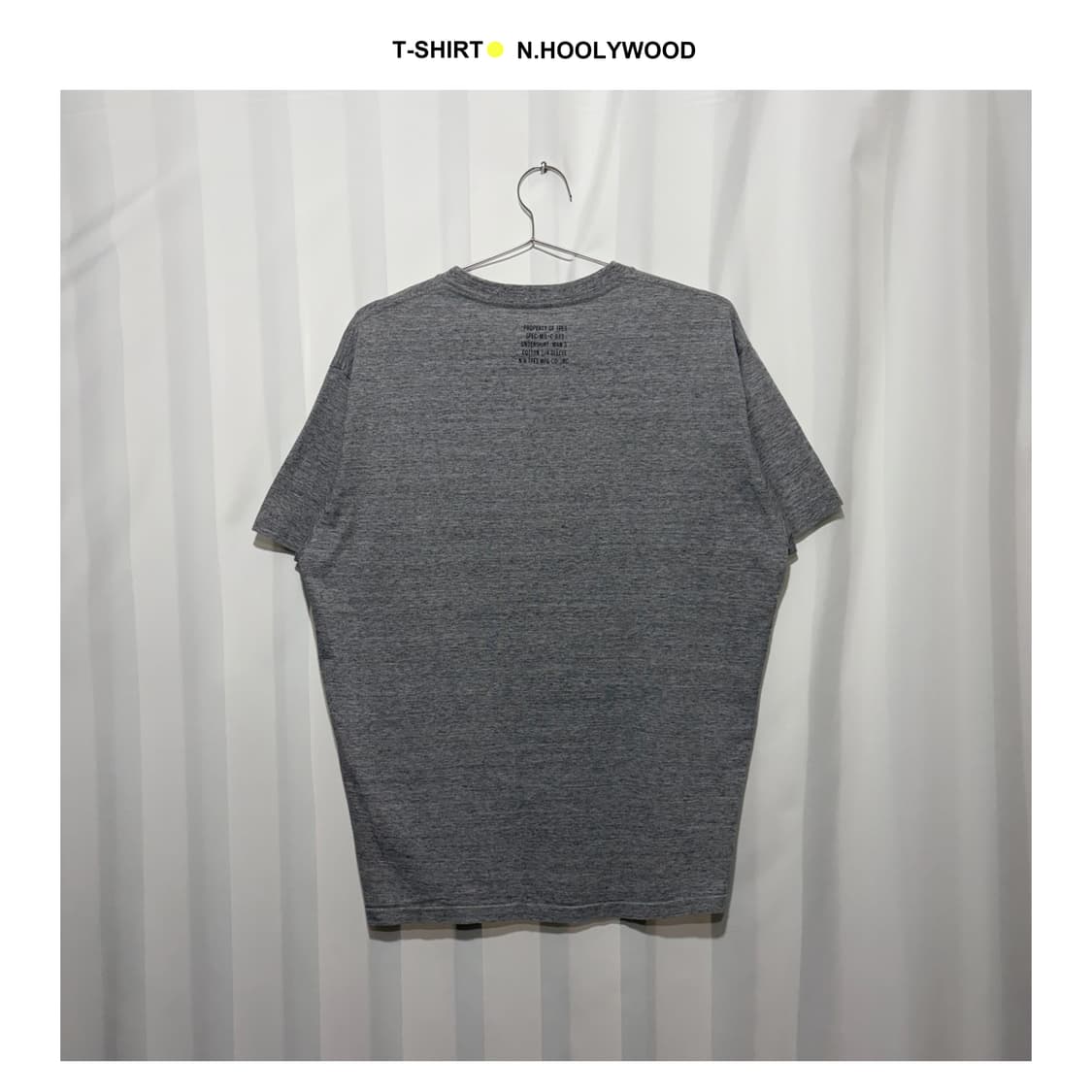 엔할리우드 싱글스티치 티셔츠 상품이미지1