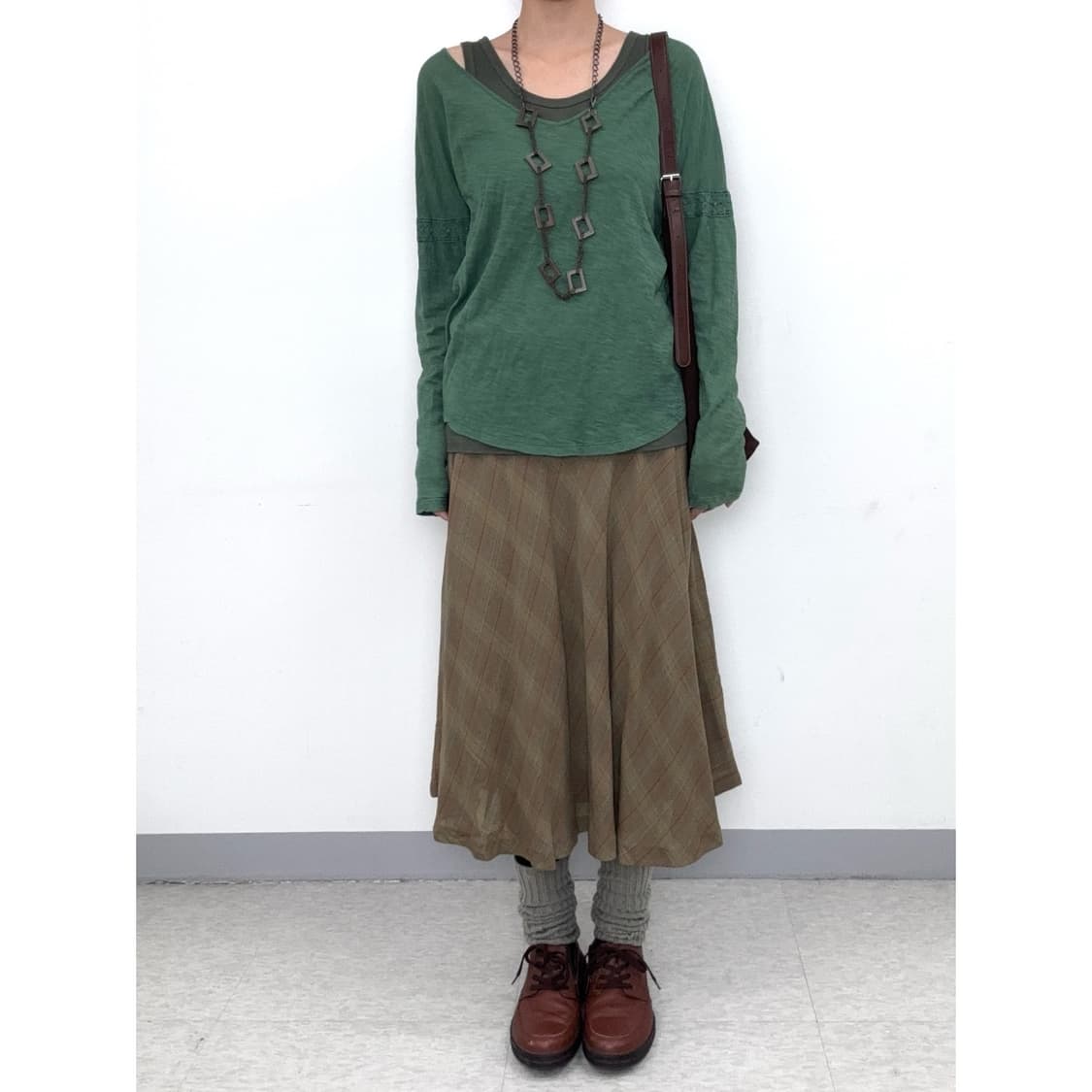 빈티지 슬리브리스 롱슬리브 레이어드 세트 상품이미지2