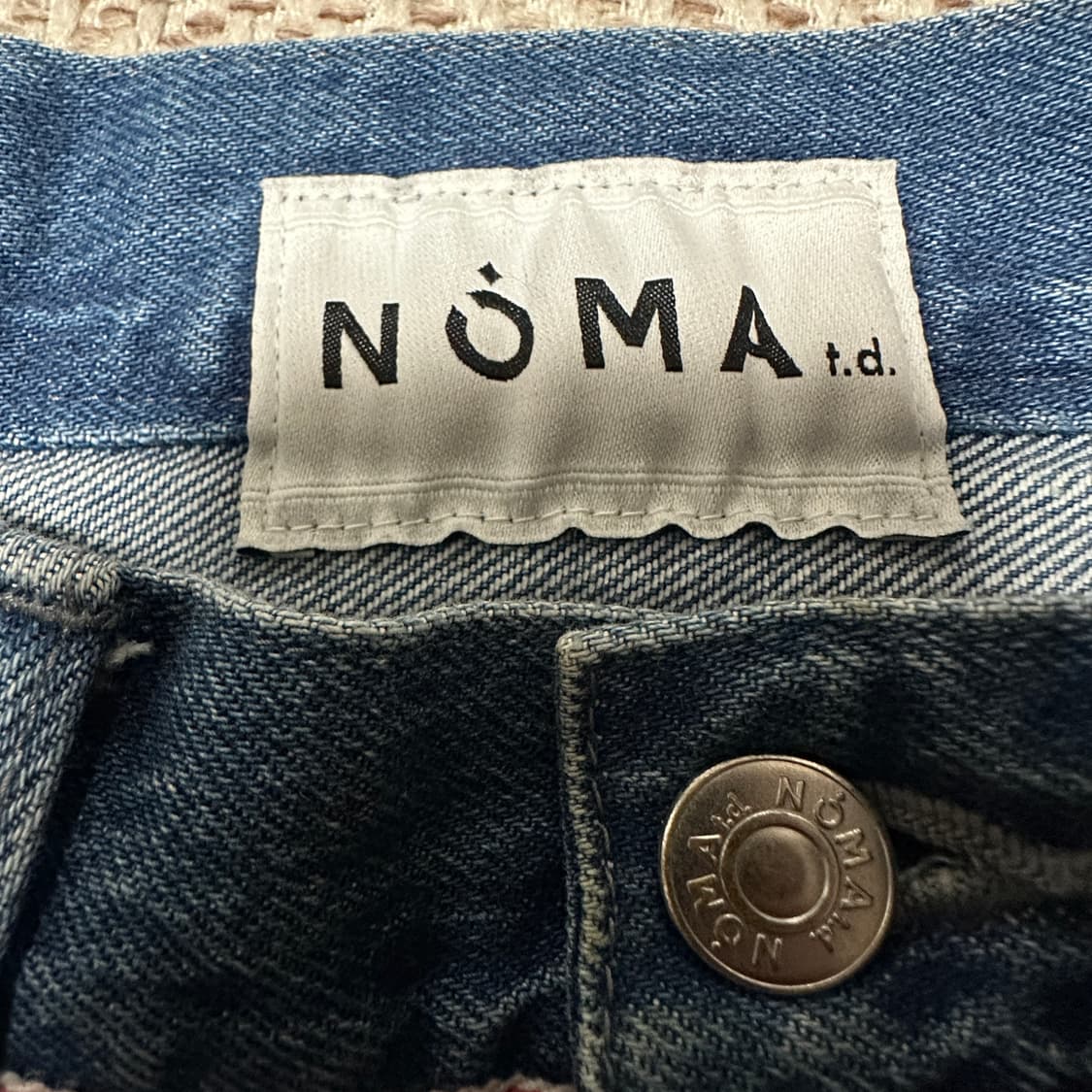 NOMA t. d. japan made denim skirt 상품이미지5