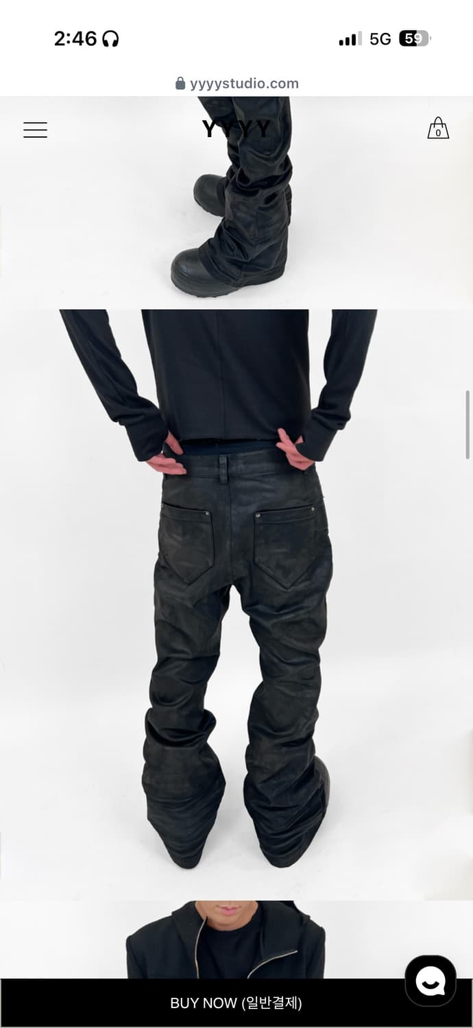 Yyyy PATINA STACK DENIM PANTS 상품이미지3