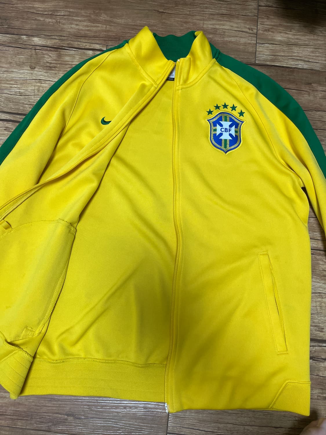 나이키 브라질 축구 국가대표팀 트랙탑 져지 상품이미지2