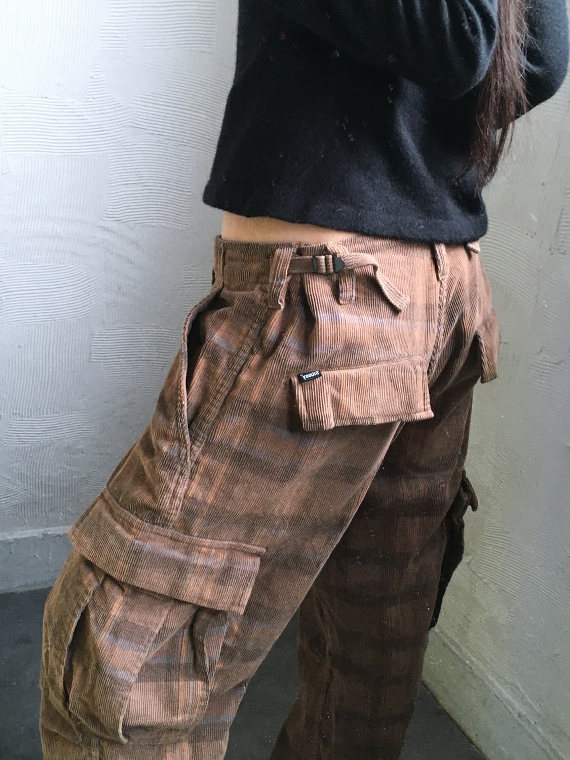 STUSSY 스투시 00‘s 체크 카고 팬츠 상품이미지3