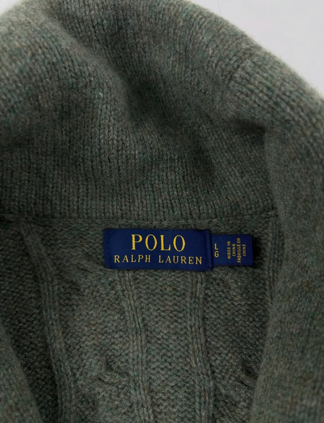 폴로 랄프로렌 울 숄카라 가디건 상품이미지5