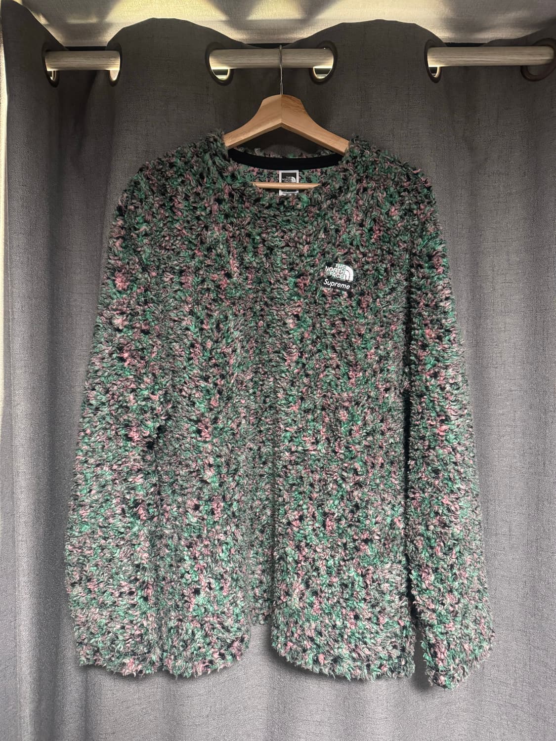 슈프림 x 노스페이스 하이 파일 플리스 풀오버 멀티컬러 L 상품이미지1