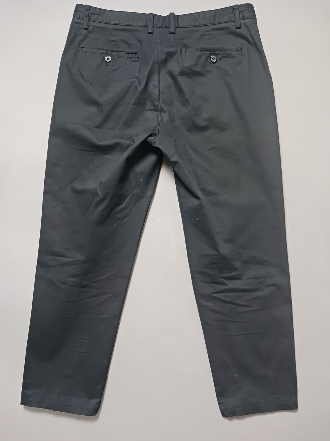 [34] 무신사 스탠다드 테이퍼드 치노 팬츠 블랙 상품이미지7