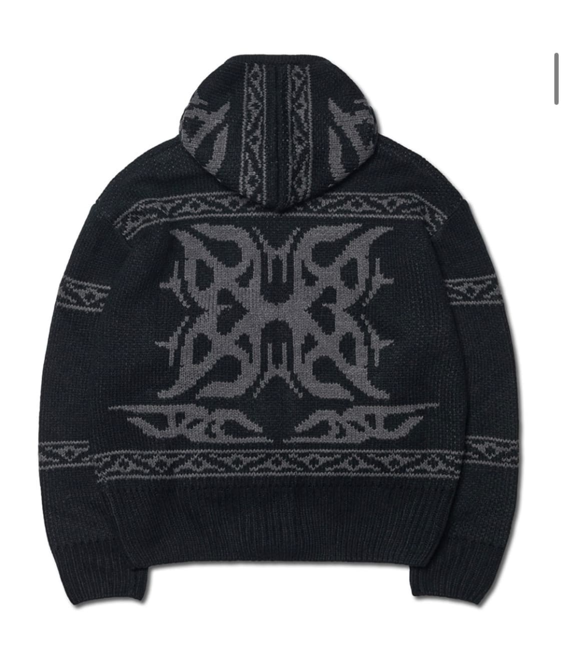 (L)노매뉴얼 코위찬 COWICHAN HOODED ZIP-UP [블랙 상품이미지3