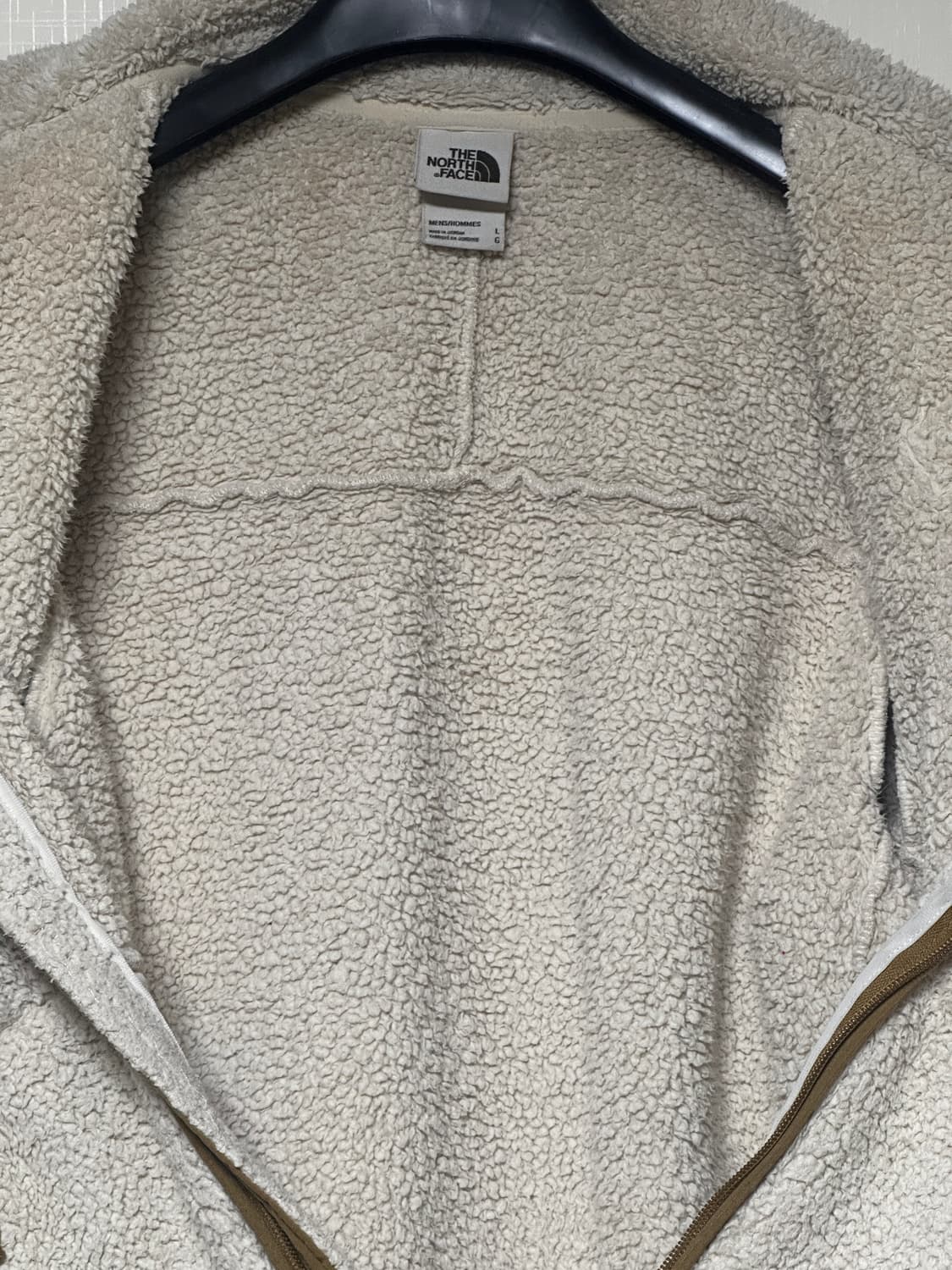 노스페이스 플리스 집업 자켓 후리스 아이보리/XL/105 상품이미지5