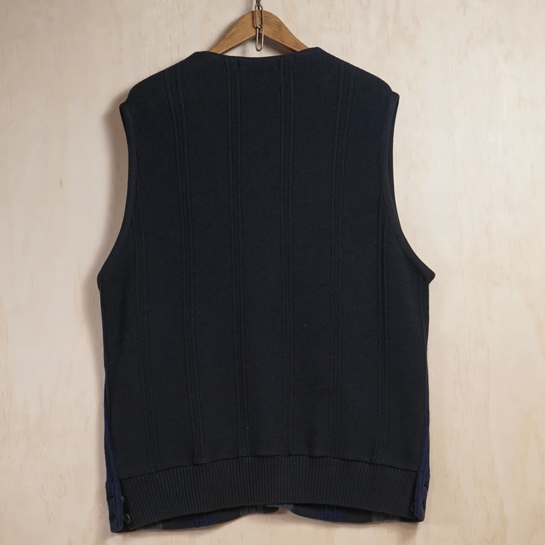 요지야마모토 스트라이프 베스트 상품이미지4