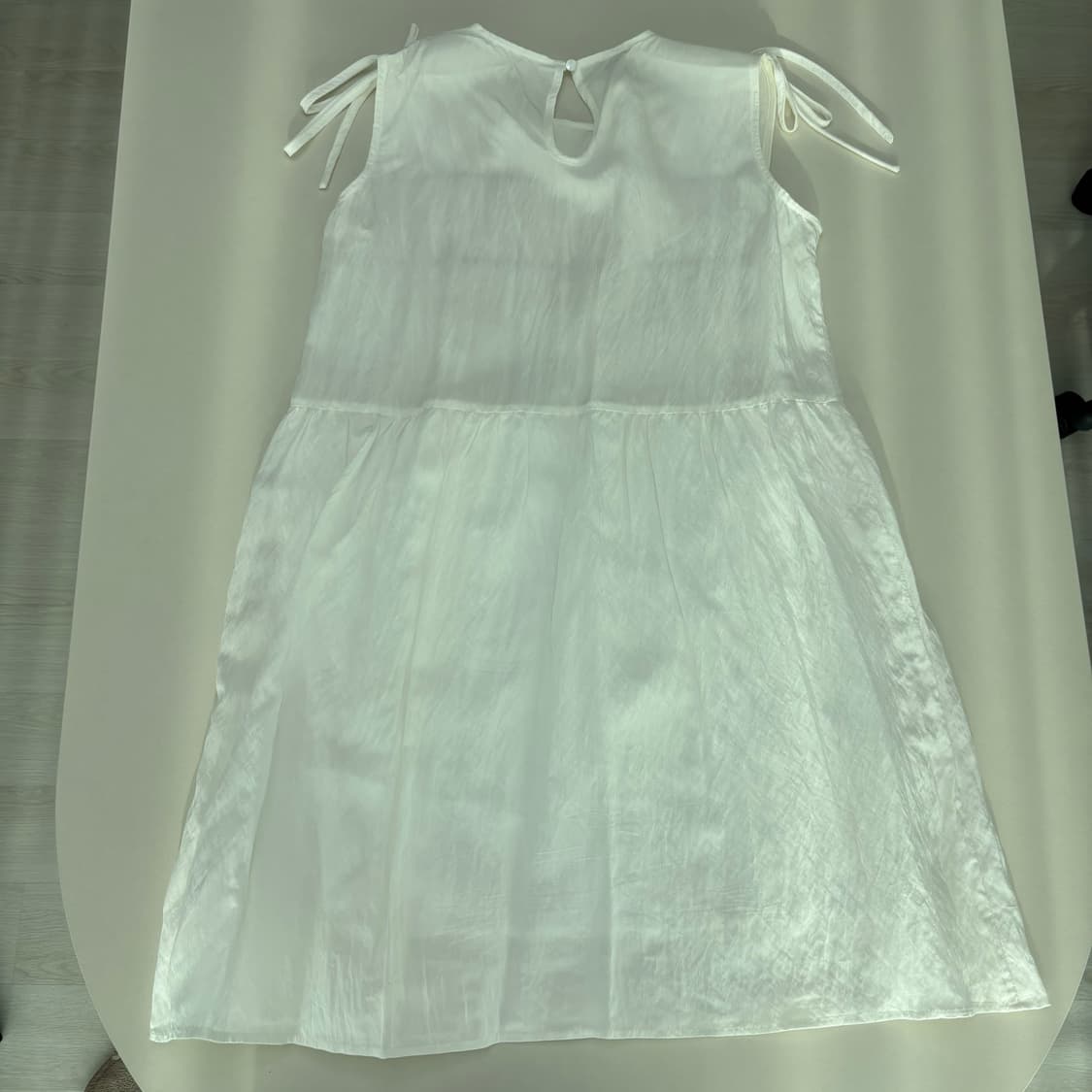 슬리브리스 셔링 원피스 상품이미지4