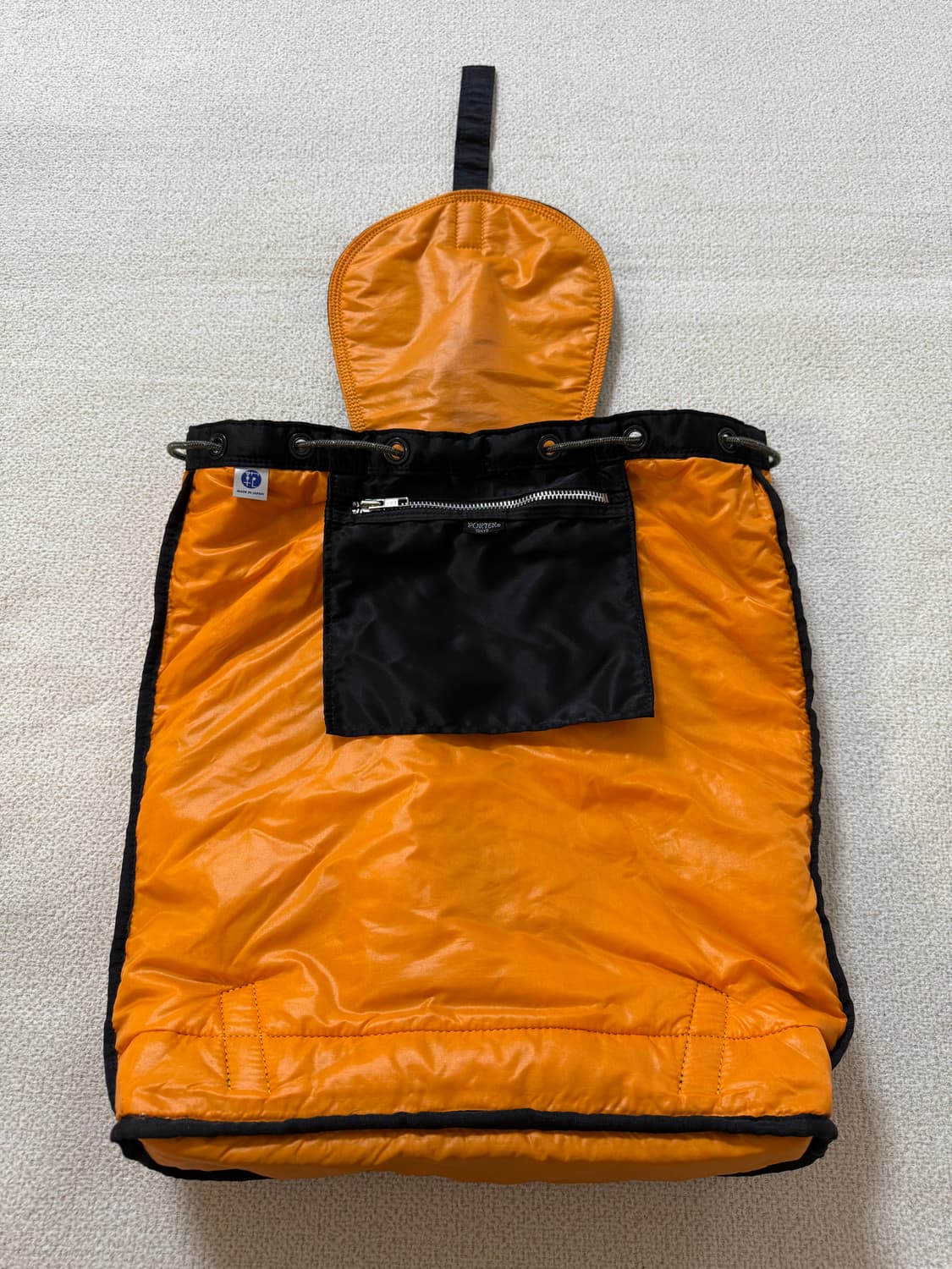 (미품) PORTER 포터 탱커 백팩 럭색 지퍼 블랙 상품이미지7