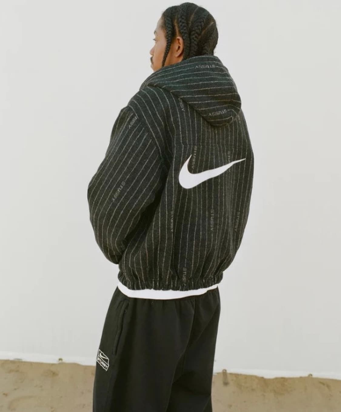 스투시x나이키 23SS 스트라이프 울자켓  상품이미지1