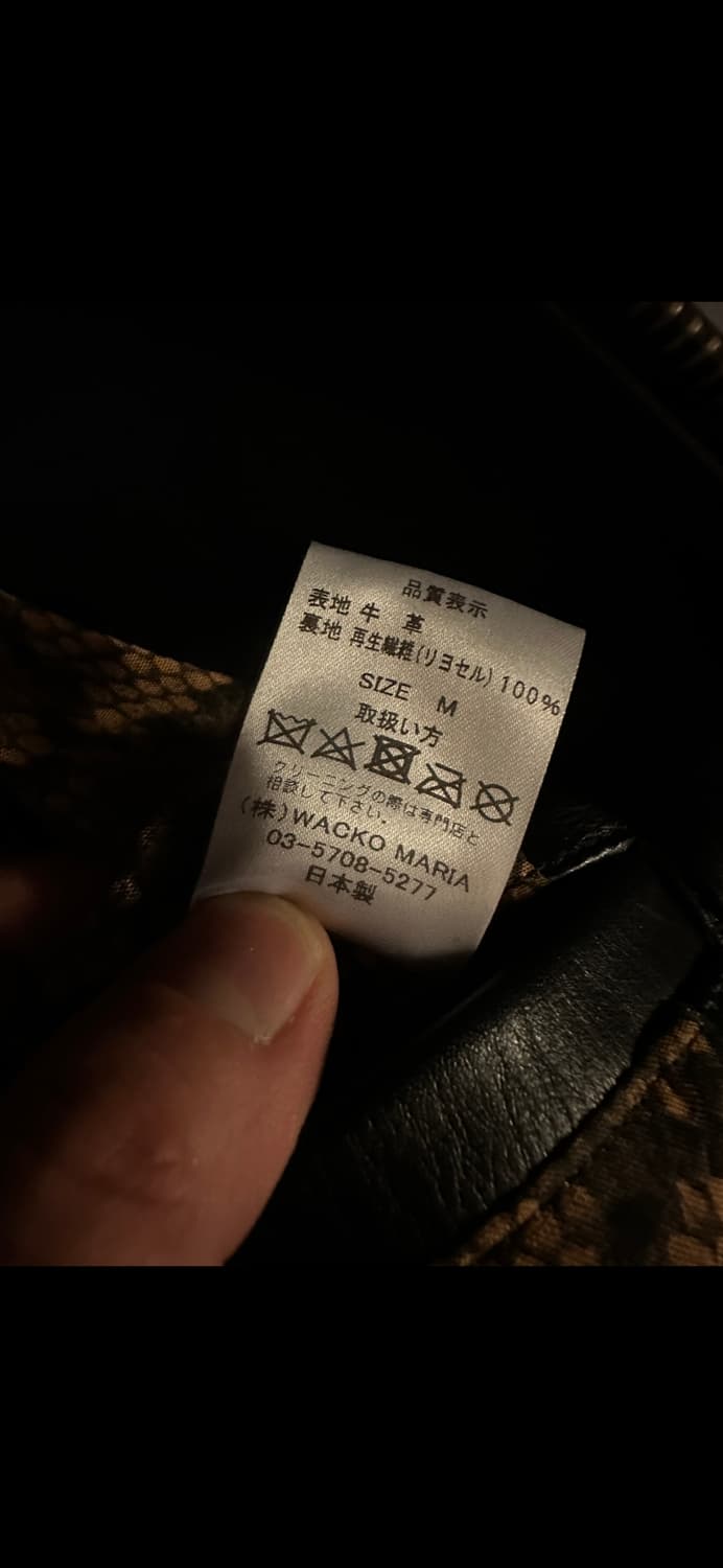 와코마리아 22FW 카우하이드 싱글라이더 M 상품이미지7