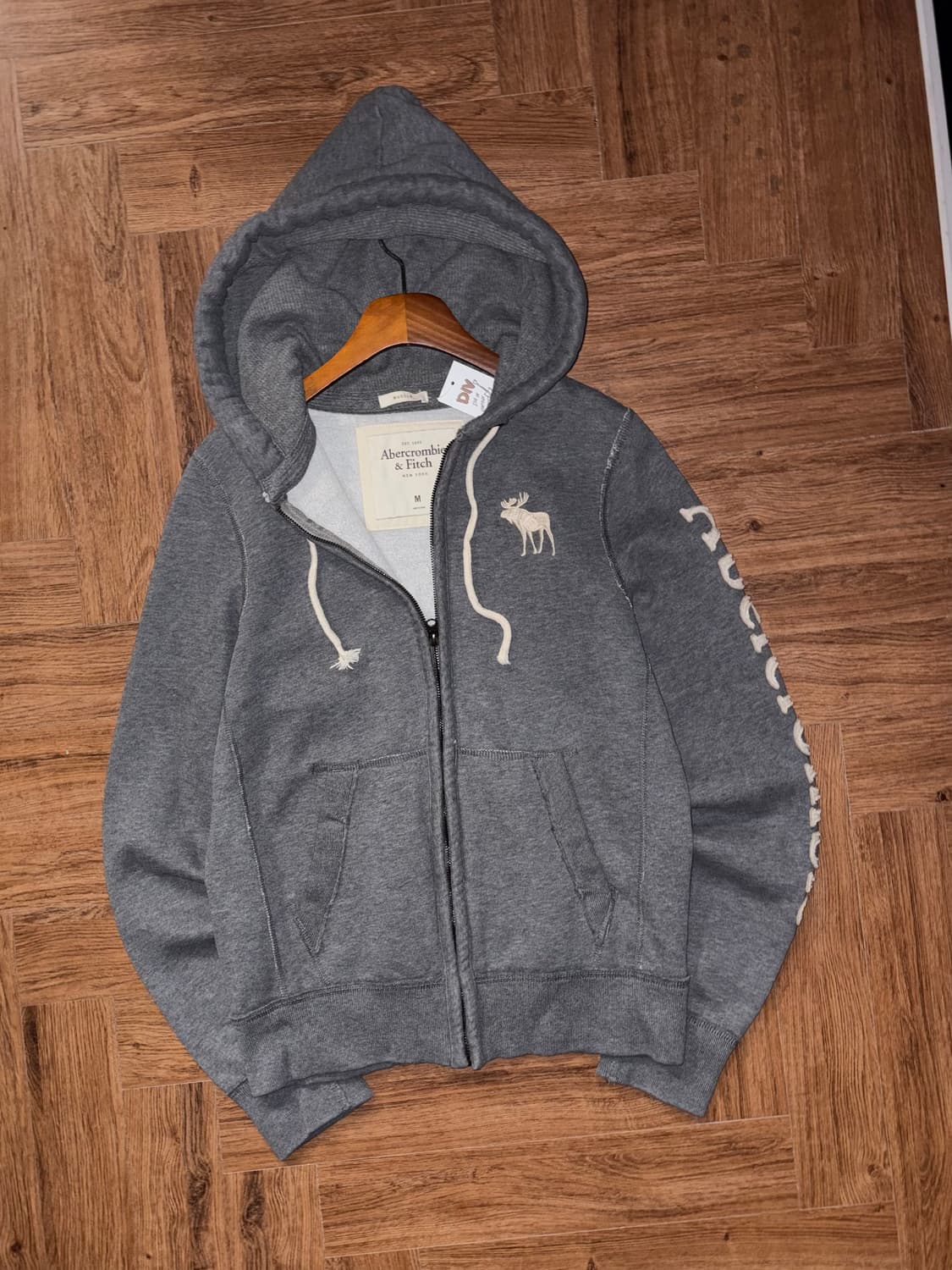 아베크롬비 로고 후드집업 상품이미지5