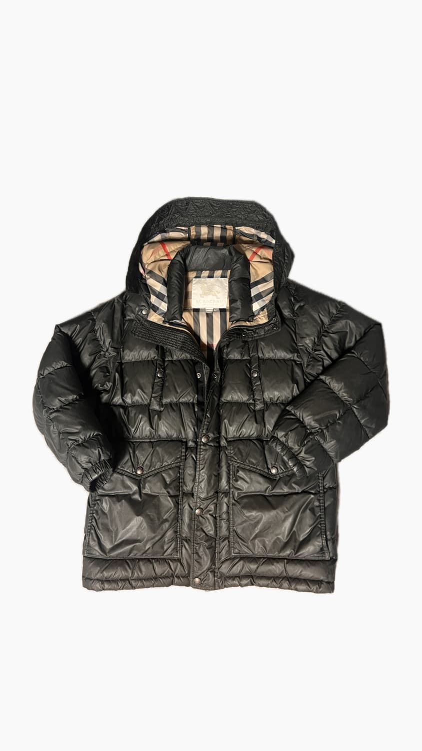 버버리 블랙 패딩 키즈 상품이미지1