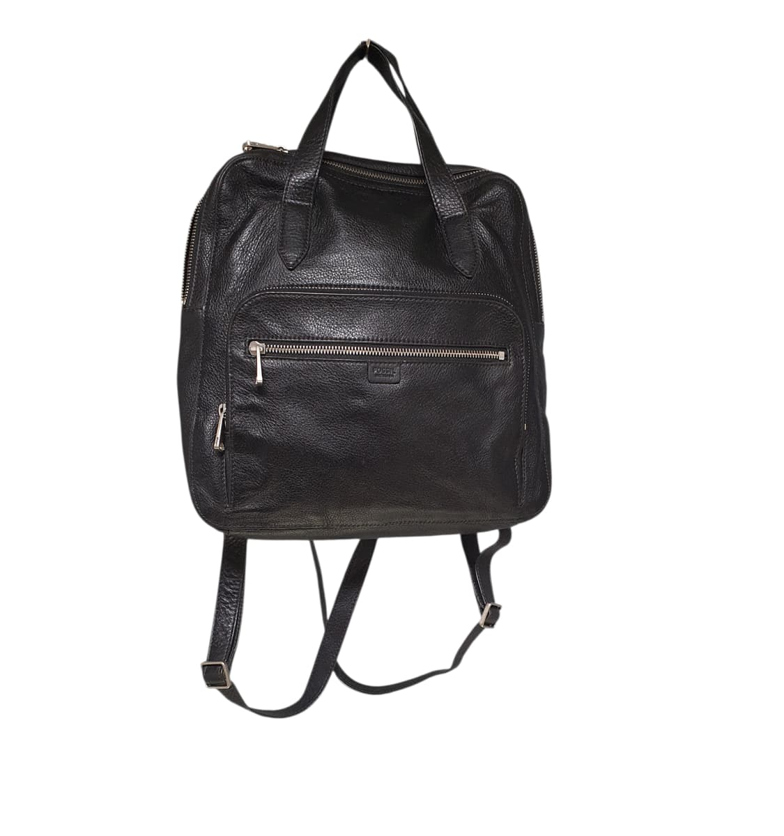 파슬 미니멀 블랙 소가죽(투웨이)가죽레더 백팩 s~m 상품이미지4