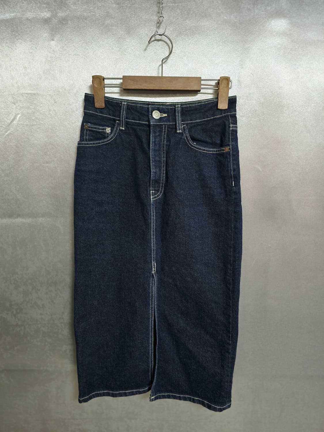 자라 청 데님 스커트 롱 스커트 상품이미지1