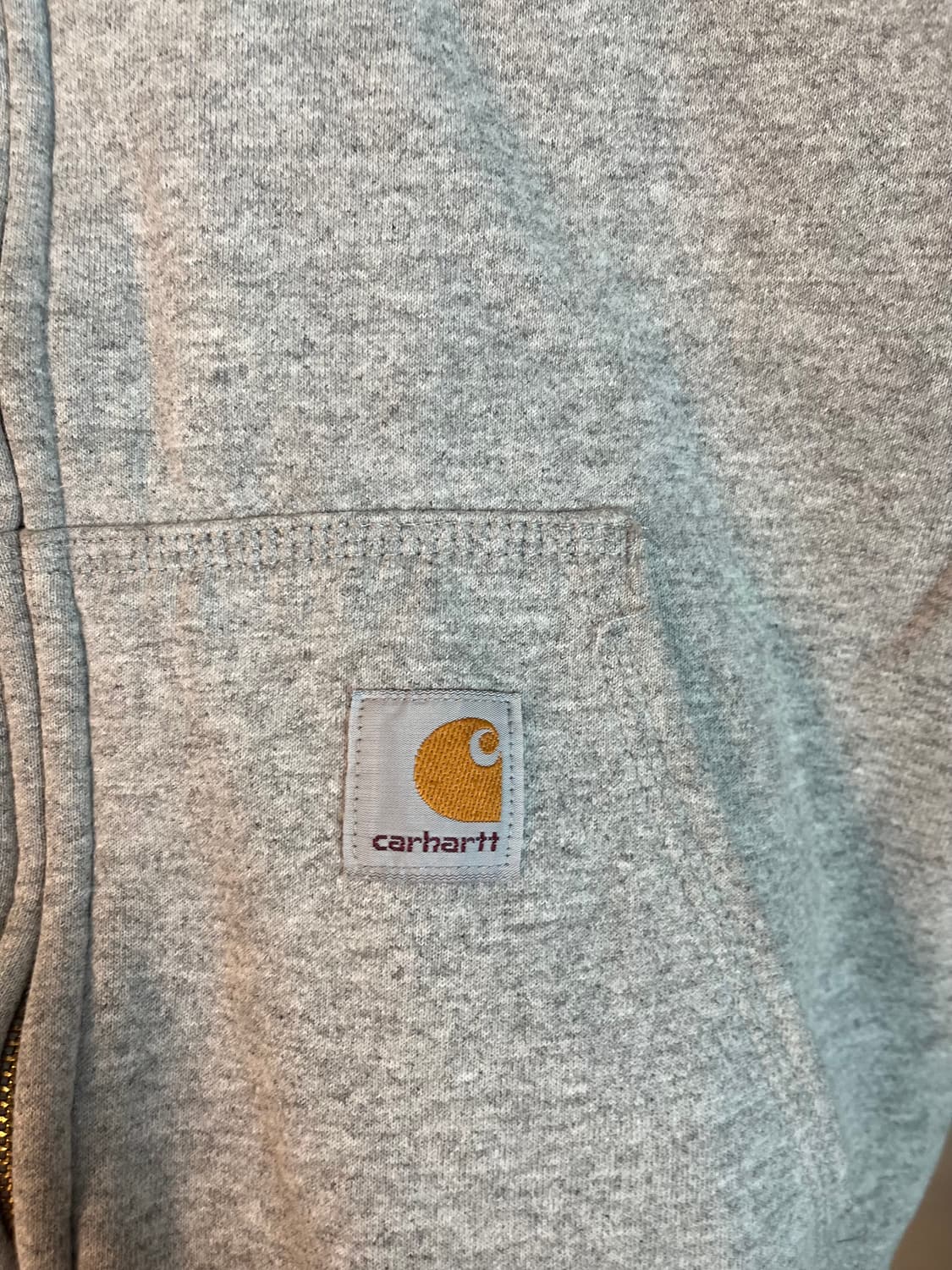 칼하트 후드집업 그레이 (M)  상품이미지5