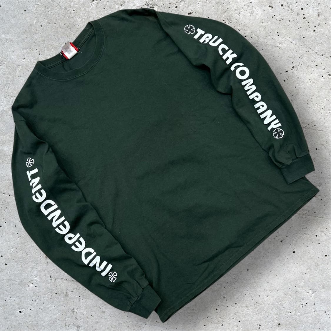 [M] 인디펜던트 Independent 긴팔 티셔츠 다크 그린 B223 상품이미지2