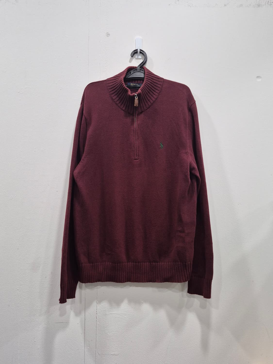 폴로랄프로렌 하프집업 코튼 니트 남성 100사이즈 상품이미지1