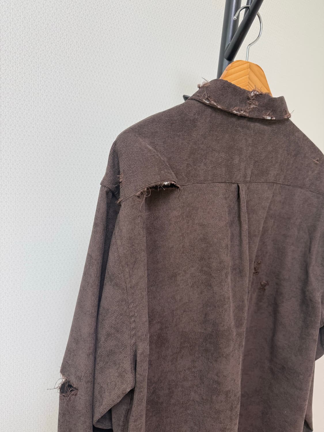 빈티지 코듀로이 다크브라운 셔츠 상품이미지7