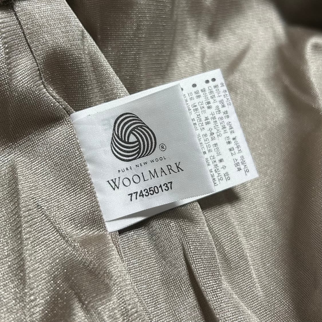[S] Lacoste 라코스테 우먼즈 울 반집업 체크 니트 상품이미지6