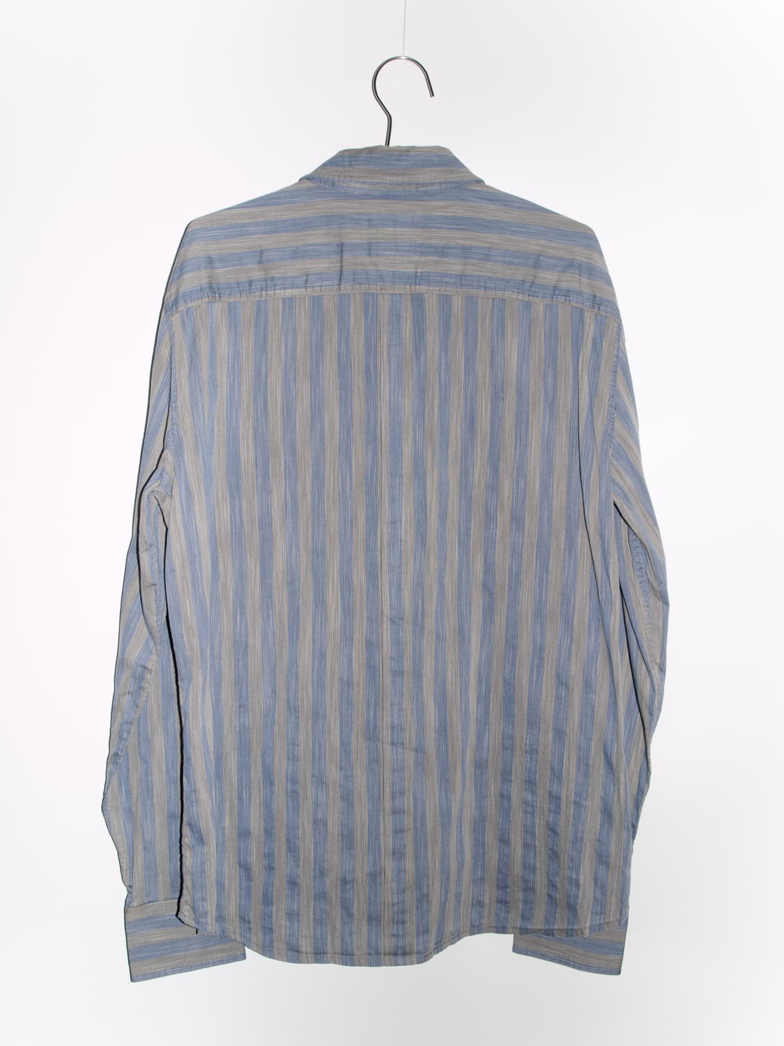 Cotton Roll-up Tab Stripe Shirts 상품이미지3