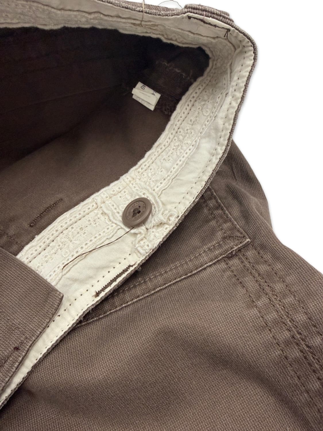 빈티지 Hollister 브라운 로우라이즈 코튼 팬츠 상품이미지5