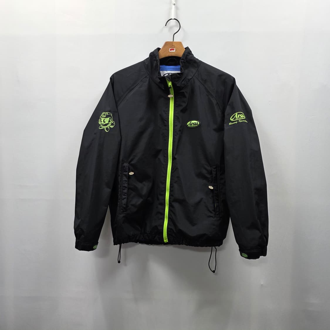 1750 아라이 Arai 레이싱 스페셜리티 바람막이 자켓 S 블랙 형광로 상품이미지1