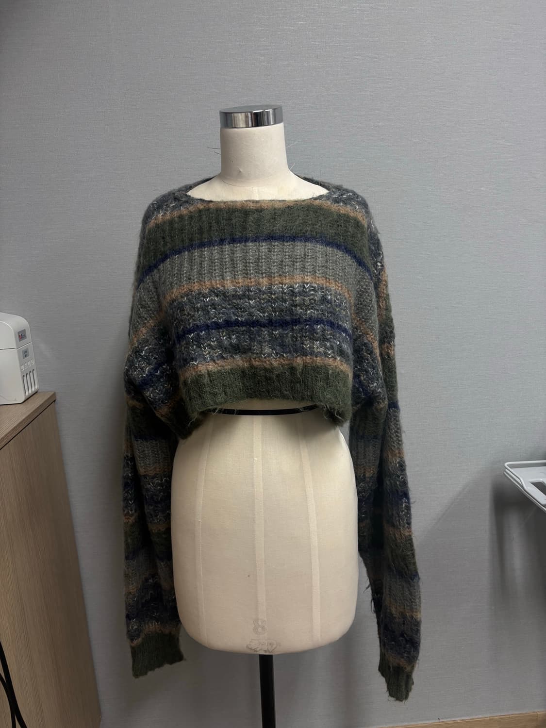 perverze 크롭 니트 가디건 상품이미지1