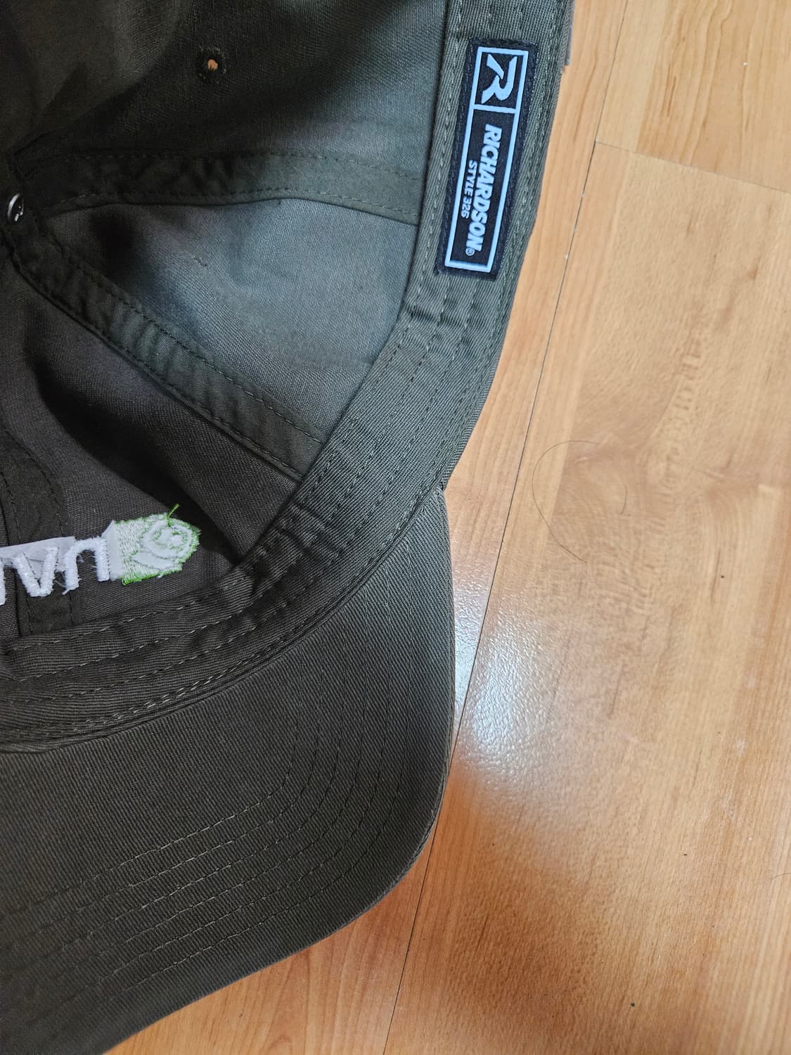 엔비디아 NVIDIA 볼캡 모자 아미그린 상품이미지3