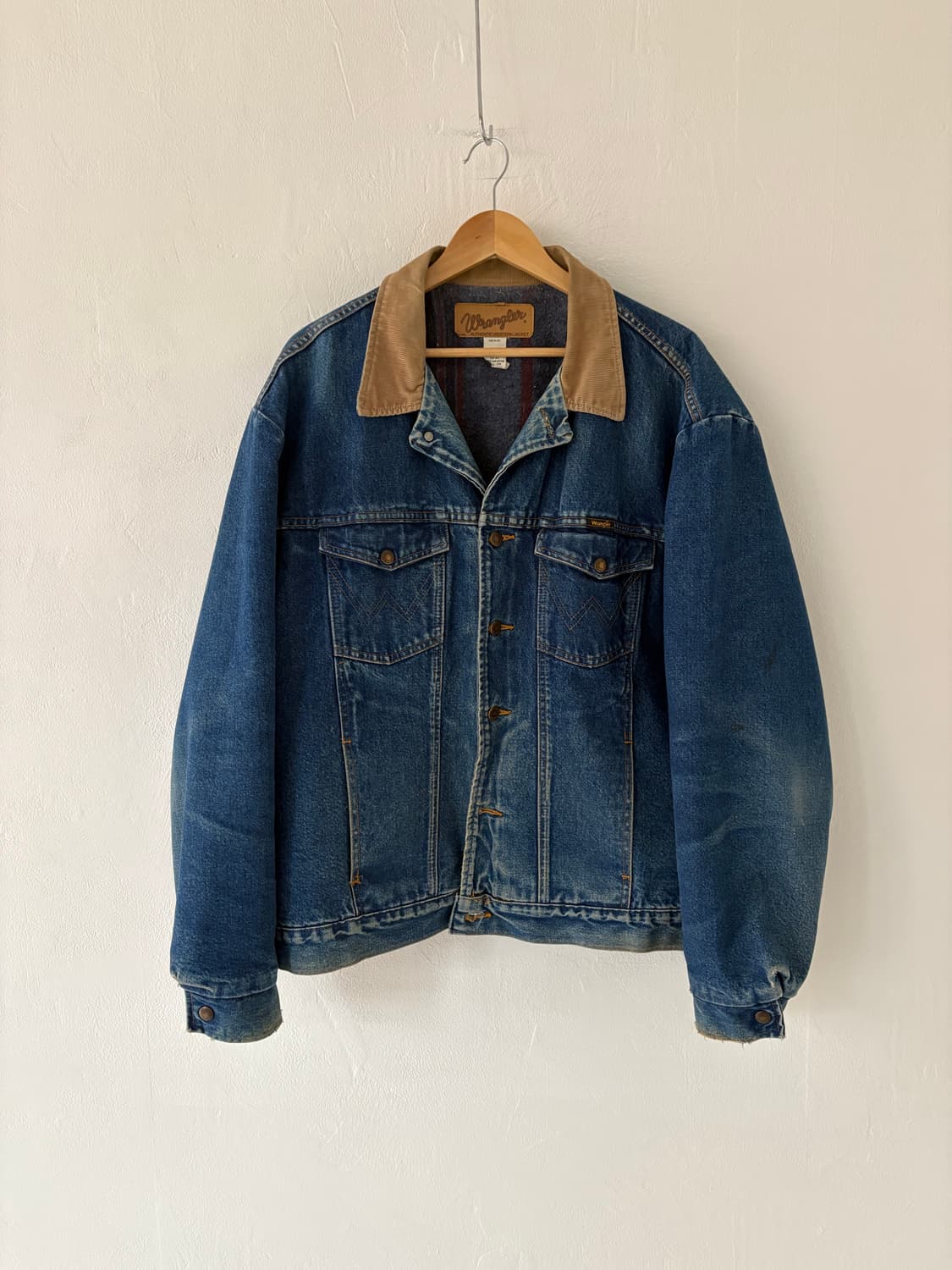 90's Wrangler wool blanket western denim 상품이미지1