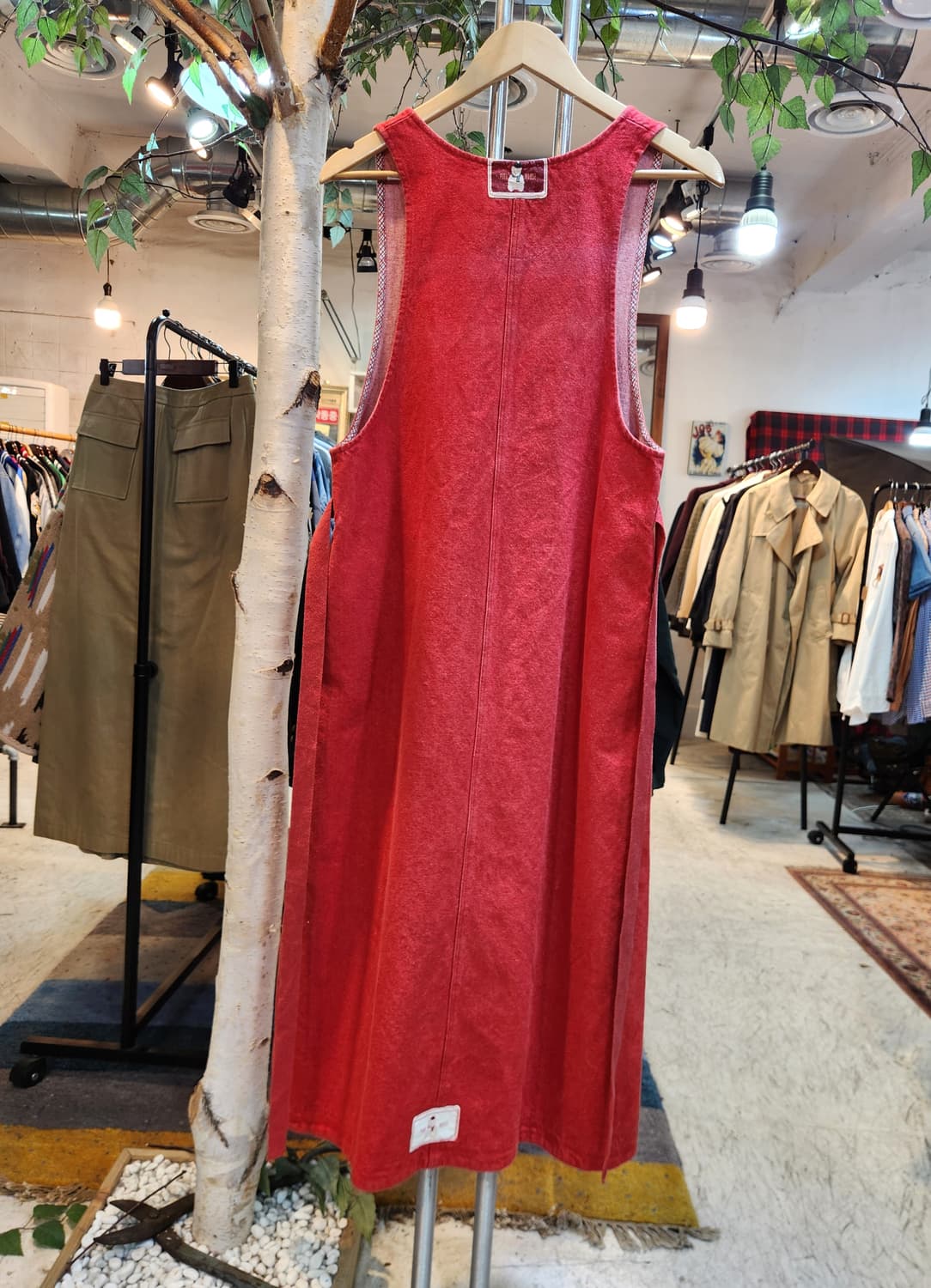 제펜 pink house 핑크 하우스 데님 빈티지 원피스 상품이미지7