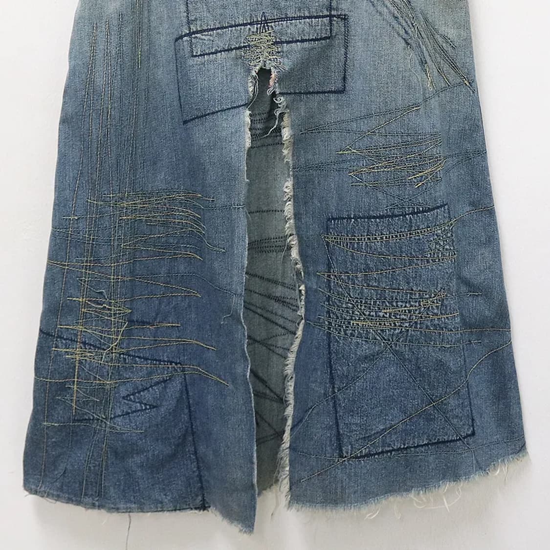 히스테릭 글래머 뒷트임 데님 롱 스커트 66818 상품이미지5