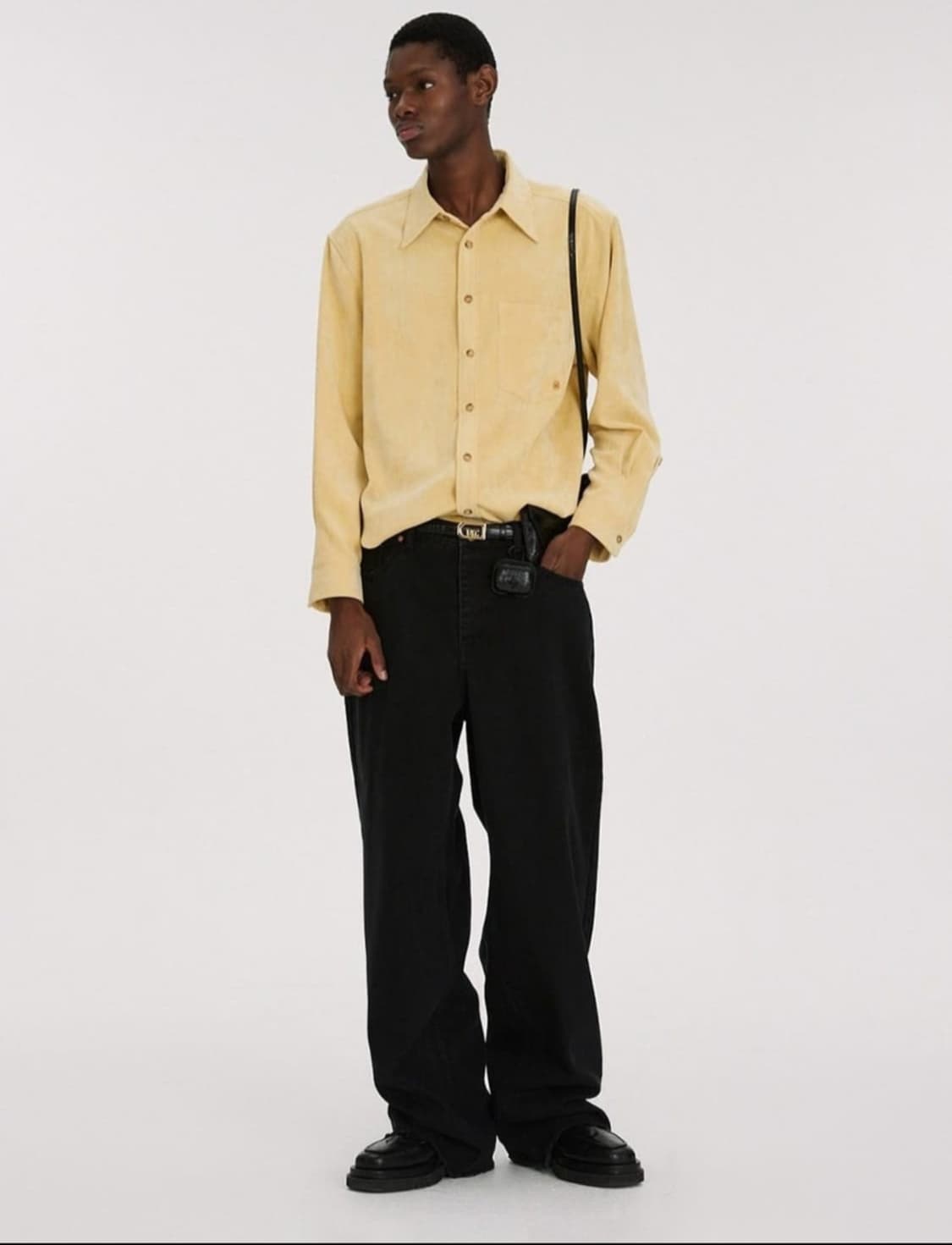 렉토 코듀로이 셔츠 s 사이즈 상품이미지1