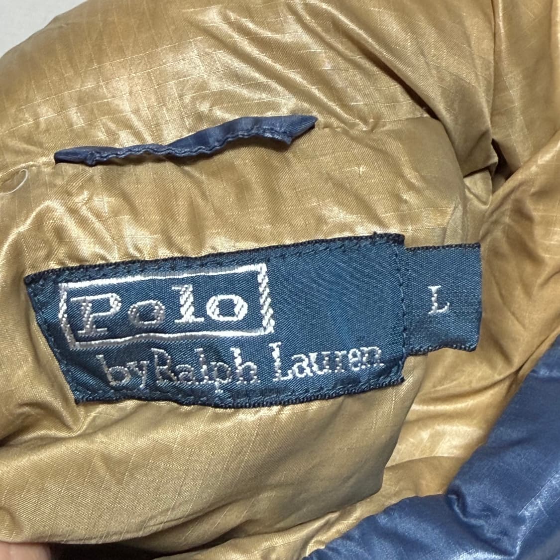 L 폴로랄프로렌 쿠키와펜 블루 다운 패딩 베스트 상품이미지4