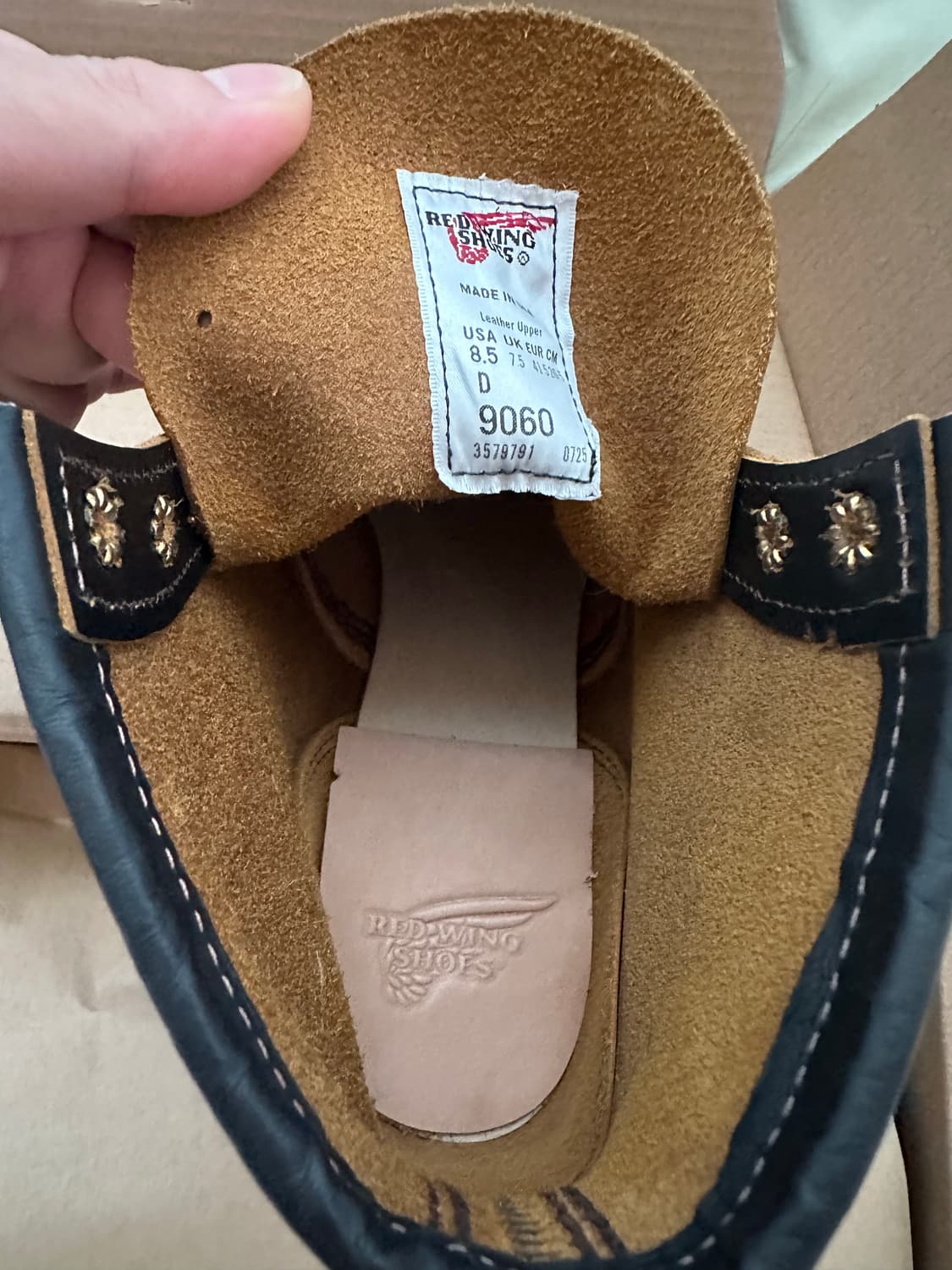 레드윙 벡맨 플랫박스 9060 8.5D 새상품(팩토리세컨즈) 상품이미지9