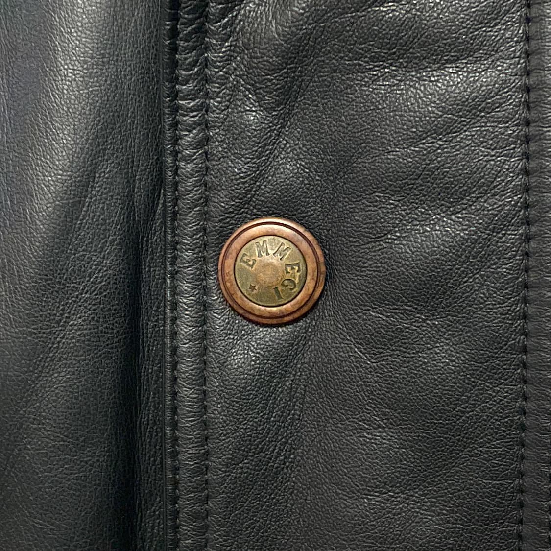 90~00s 이탈리아 빈티지 레더 자켓 상품이미지2